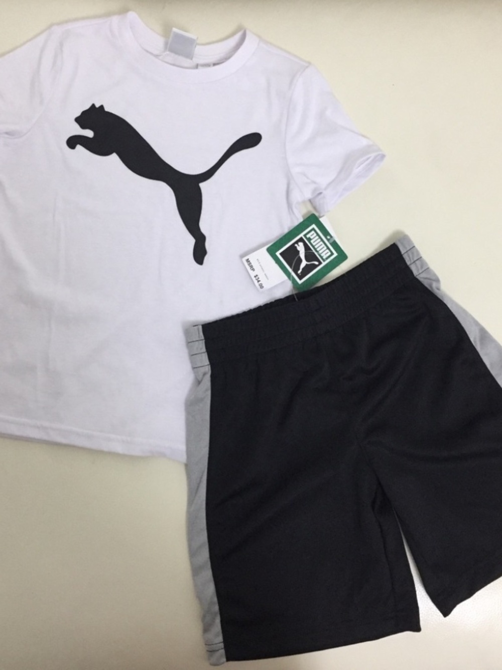 Puma boy shorts set